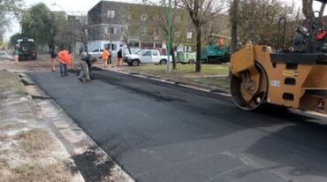 LA PAVIMENTACIÓN representó el mayor desarrollo de obras en la ciudad en los últimos años.  Prensa Mun. de Santo Tomé