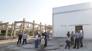 Cajas. La planta de la derecha está casi terminada
