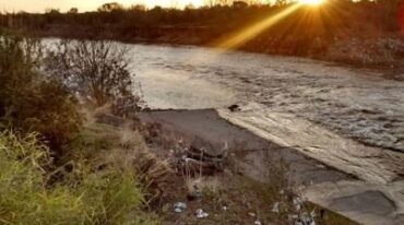 EL LECHO del arroyo en inmediaciones del barrio Molino Blanco de Rosario. Ignacio Pellizzón