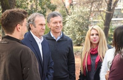 Reutemann y Macri protagonizan una intensa campaña en el territorio santafesino. Gentileza PRO