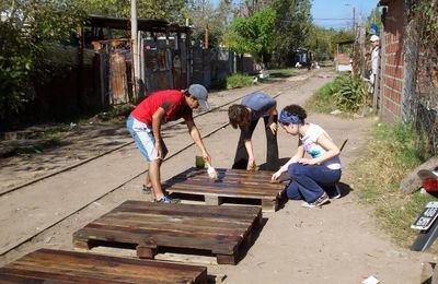 POR LA VIDA. La foto es histórica. Fue tomada en marzo de 2014 cuando vecinos agrupados en Comunidad Rebelde