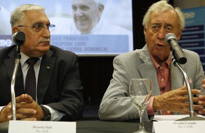 Ricardo Diab y Osvaldo Cornide. Archivo