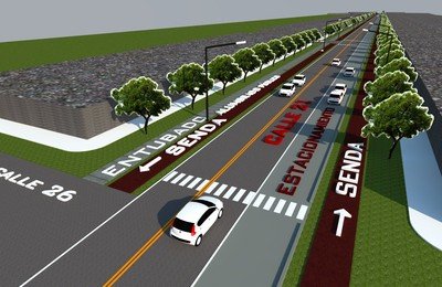 Proyecto.  El ambicioso plan de remodelación de la zona de acceso al parque industrial de Avellaneda. Gentileza