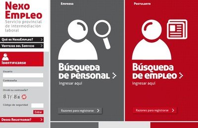 El sitio de Nexo Empleo