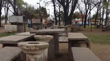 Estado actual. Así se encuentra el predio donde se proyecta una reconversión del Parque Municipal de Venado Tuerto. Mariano Vitulli