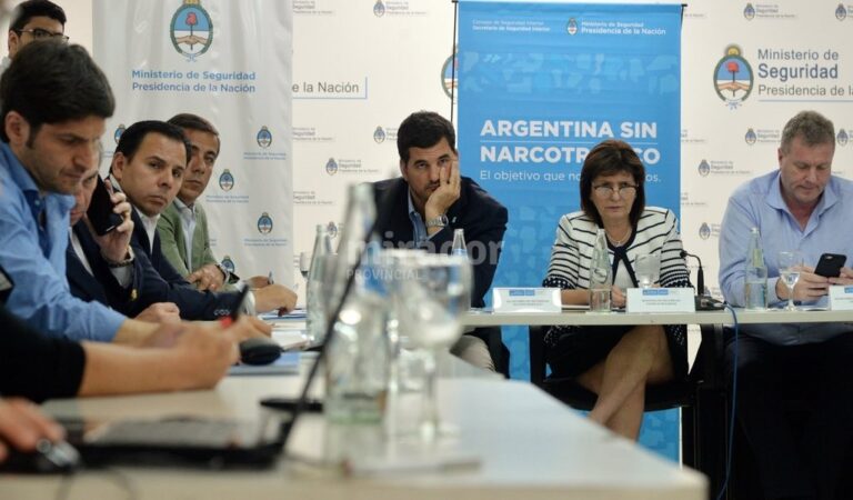 Pullaro asistió a la reunión de ministros provinciales con Bullrich. Prensa Min. de Seguridad de la Nación