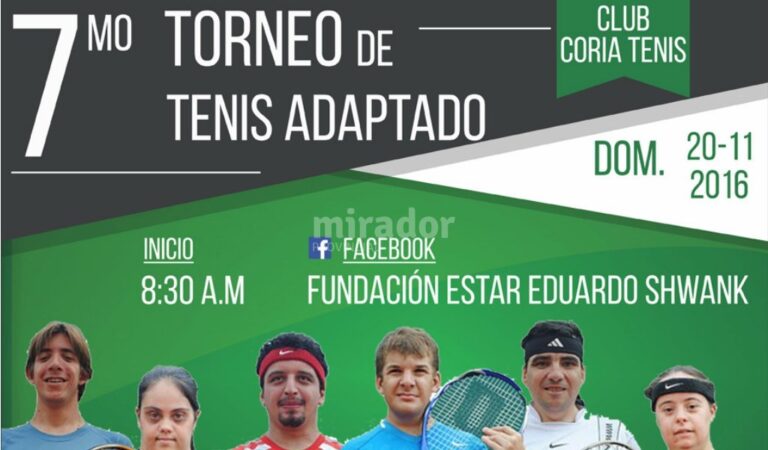 Competirán tenistas de Roldán