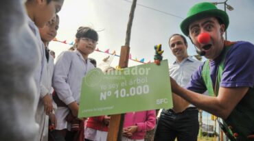 Con los 10.000 ejemplares plantados