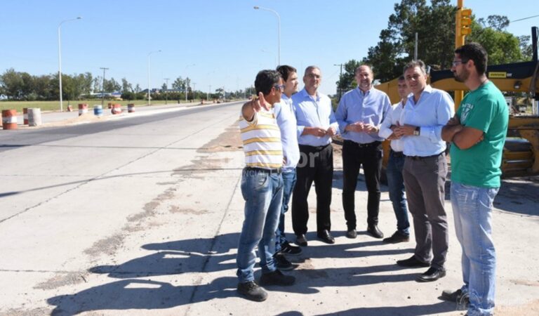 La obra mejorará la circulación en la zona norte de esa ciudad. Gentileza: Municipalidad de Rafaela.