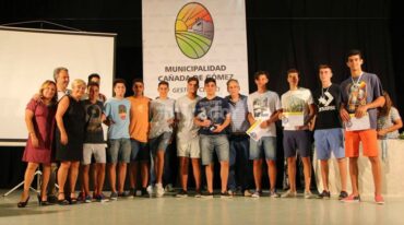 Fueron reconocidos deportistas locales de 19 disciplinas. Gentileza: Municipalidad de Cañada de Gómez.