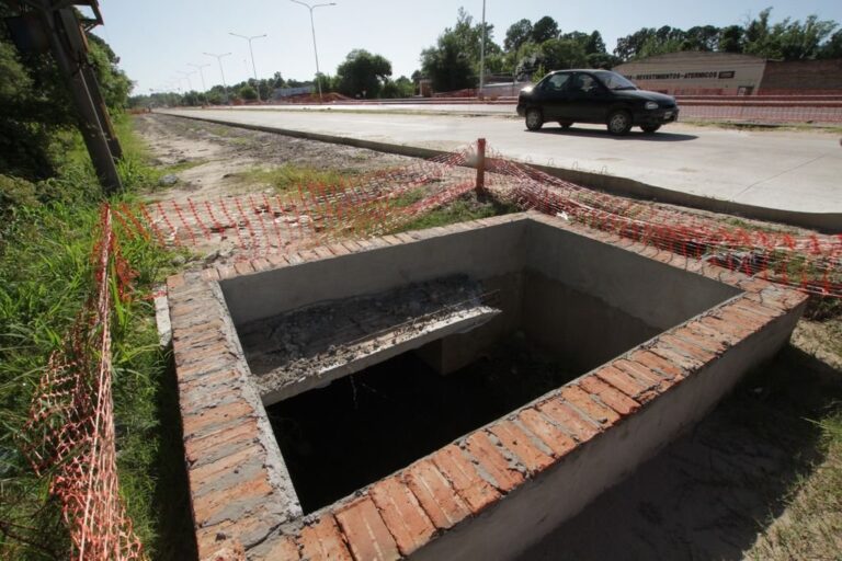 Sin terminar. Los desagües