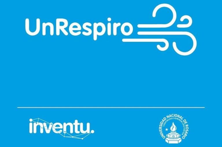 El desarrollo realizado en conjunto por la empresa rosarina Inventu y la Universidad Nacional de Rosario fue bautizado como "Un Respiro" y sirve para atender específicamente afecciones respiratorias causadas por el Covid-19. Archivo.
