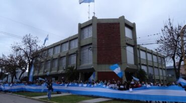 La protesta en Avellaneda. Télam.