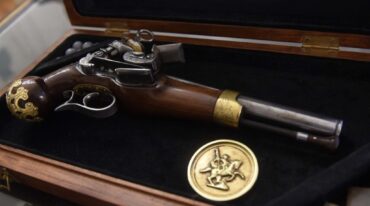 La recreación de la pistola de guerra que el Cabildo le obsequió a Manuel Belgrano