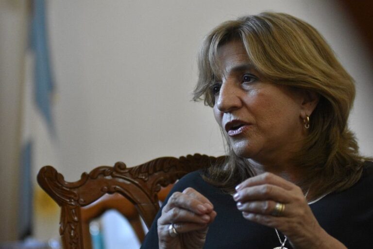 La ministra Frana participó del acto. Archivo.