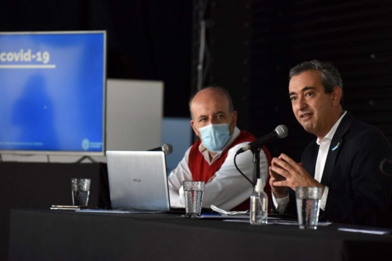 Leonardo Caruana y Pablo Javkin. Gentileza: prensa Gobierno de Santa Fe.