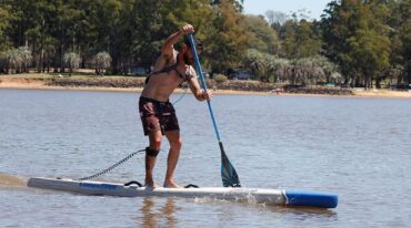 Franco Grzelak en competencia larga distancia.