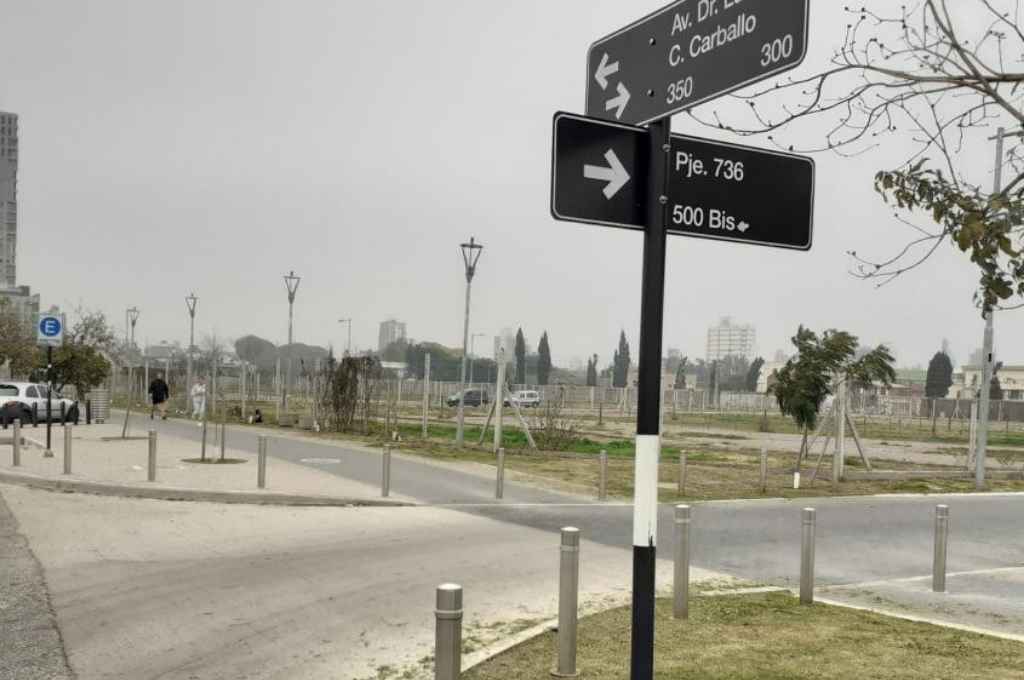 La calle rosarina que pasará a llamarse "Colectivo Arco Iris". Gentileza