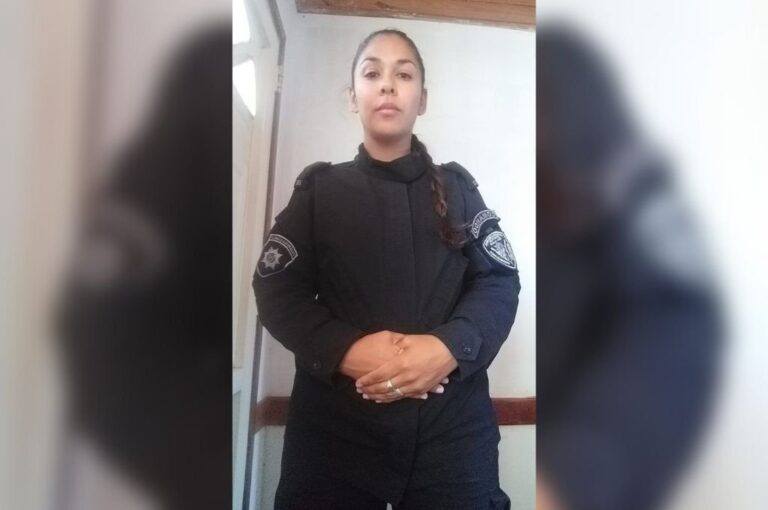 La oficial Ayelén Rodríguez. Gentileza