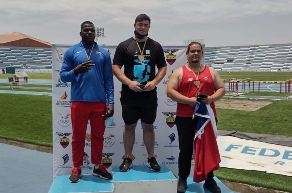 Nazareno Sasia ganó dos pruebas y fue uno de los destacados del torneo.