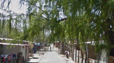 La cuadra donde se produjo el homicidio. Google Street View.