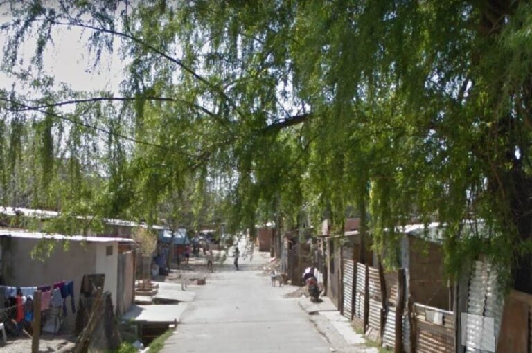 La cuadra donde se produjo el homicidio. Google Street View.
