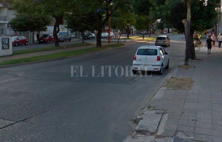La zona donde se produjo el hecho  Captura de Pantalla - Google Street View