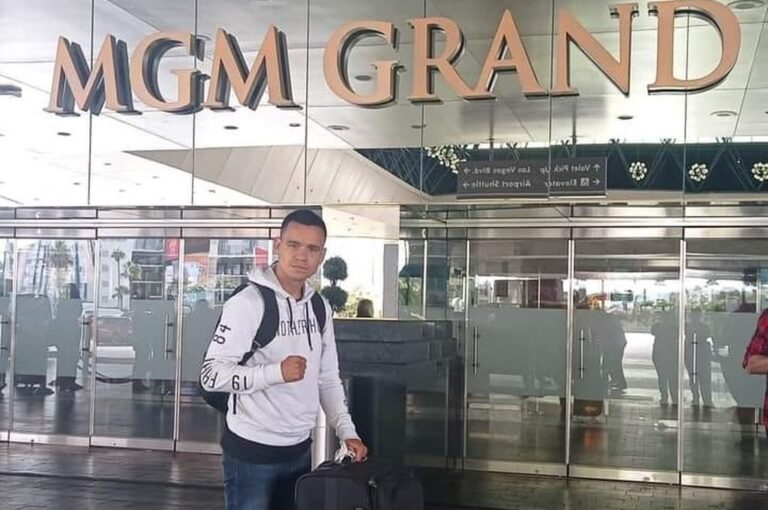 El concordiense Gustavo Vittori ya se encuentra en Las Vegas.