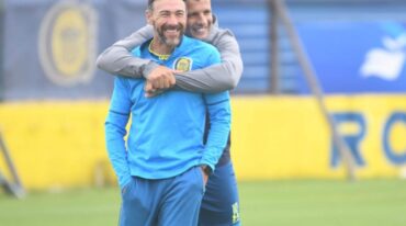 Vecchio trabaja para estar a disposición del Kily en el próximo partido. Archivo.