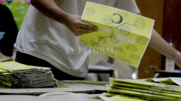 El registro gráfico muestra el escrutinio provisorio de 12 de septiembre