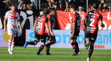 Pablo Pérez tras el gol ante Unión