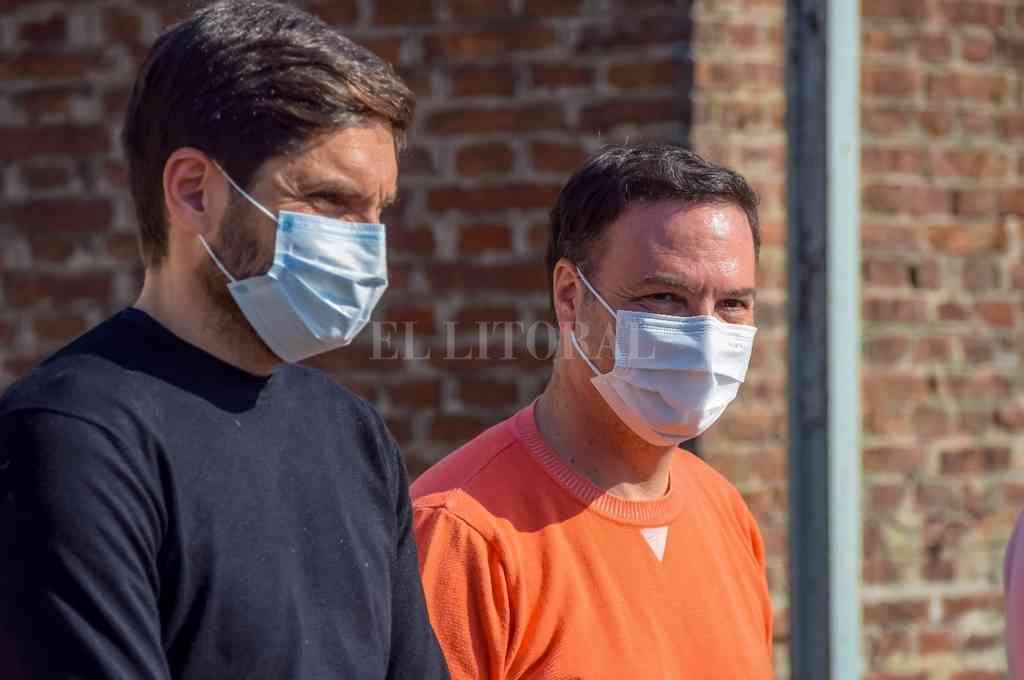 Lisandro Enrico y Maximiliano Pullaro. Cautela y observaciones. Archivo