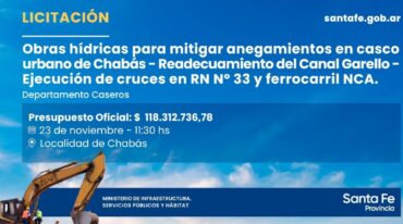 Gentileza: prensa Gobierno de Santa Fe.