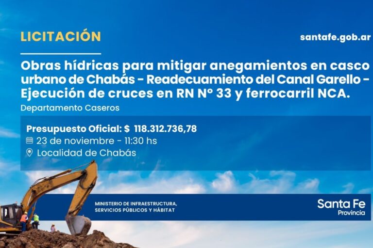 Gentileza: prensa Gobierno de Santa Fe.