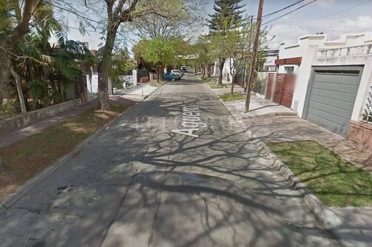 El ataque se produjo en una vivienda de Agüero al 4300. Captura digital - Google Maps Street View