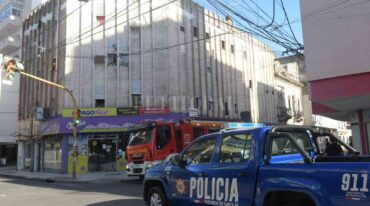 Un joven de 25 años se encontraba en el departamento cuando se inició el foco. Flavio Raina