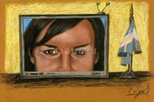 El 14 de noviembre en Rosario hubo una sola ganadora: la Televisión. No es posible escaparse a la demostración de fuerza.    Lucas Cejas - Archivo El Litoral