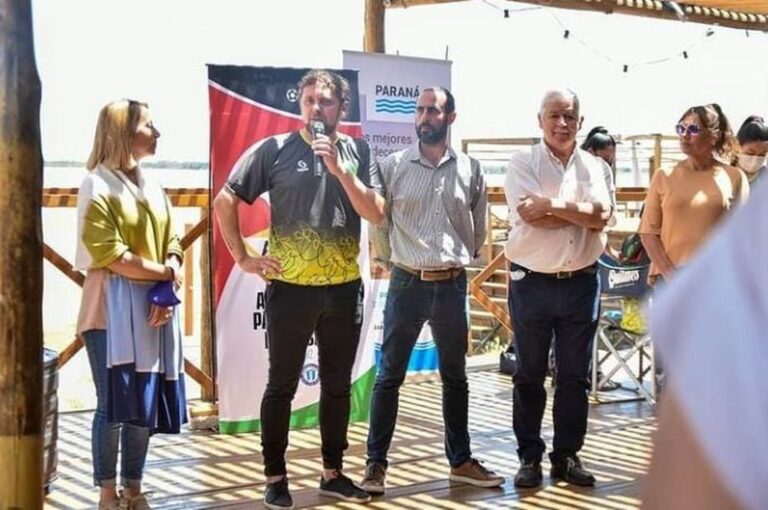 La Vicegobernadora Laura Stratta en la presentación del certamen