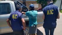El momento de la detención del sujeto. El Litoral