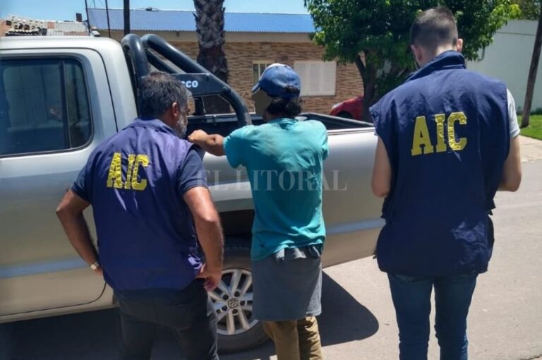 El momento de la detención del sujeto. El Litoral