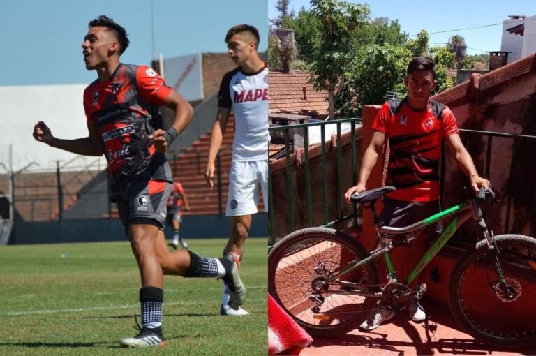 Juancho sigue soñando con lograr más con la pelota arriba de su bicicleta como cuándo era un juvenil.  El volante lleva cuatro tantos en el campeonato de Reserva en 24 partidos en la actualidad.  Prensa Patronato