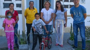 Niños y niñas ramirenses recibieron bicicletas donadas