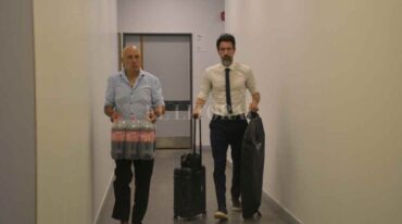 Se fue sin hablar. Eduardo Domínguez no brindó declaraciones