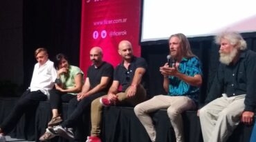 Realizadores y actores dialogaron con el público luego de las presentaciones de las películas. Aldana Badano