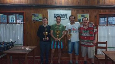 Ledesma se coronó campeón y disfruta el título en Gualeguaychú.