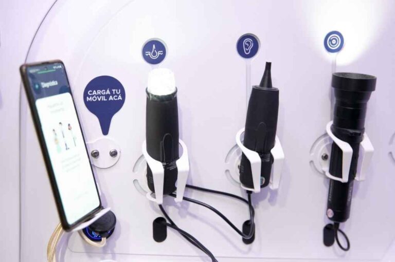 La central de control de la Estación es el propio smartphone del paciente