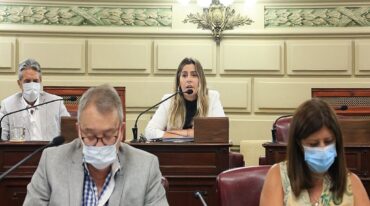 La socialista Cattalini abrió el debate sobre la emergencia no sin formular cuestionamientos a la gestión de Sain.    Gentileza