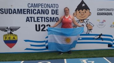 Massera tras participar en el Campeonato Sudamericano U-23