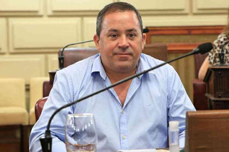 El diputado Sebastián Julierac Pinasco.  Gentileza