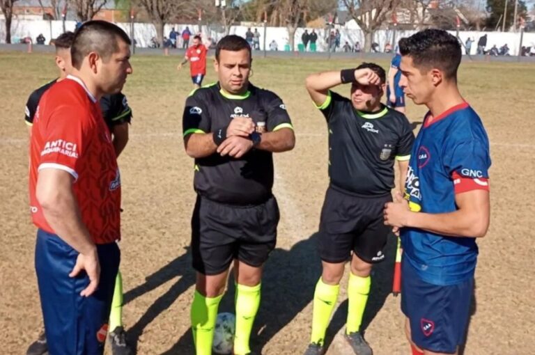 Sorteo entre Susanense y Americano en el Miguel Angel Tell. Gentileza.